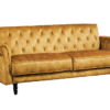Sofa rozkładana MAISON BELLE AFFAIRE 220 cm – velvet musztardowożółta 49250