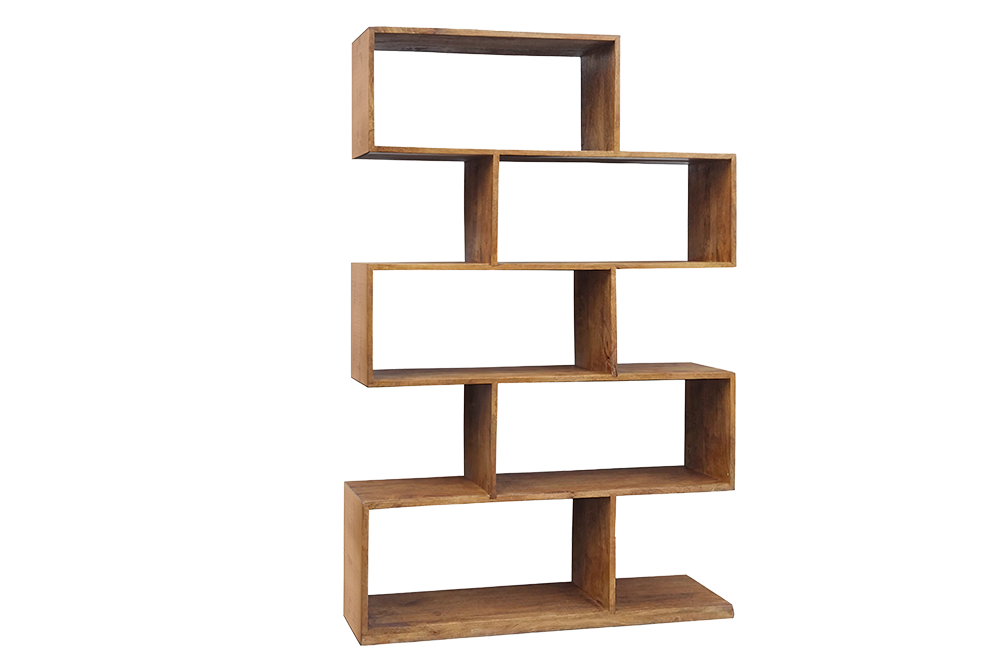 Regał MAKASSAR XL 150 cm – drewno mango, Brown Honey Finish 49088