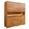 Wysoka komoda GRAND MANGO 120 cm – drewno mango brązowe 49213