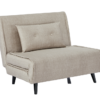 Fotel rozkładany SMART MULTIFUNKTION 100 cm – velvet champagne 48803