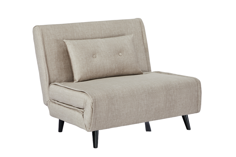 Fotel rozkładany SMART MULTIFUNKTION 100 cm – velvet champagne 48803