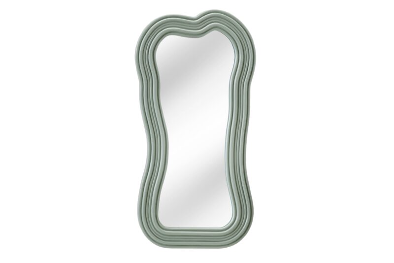 Lustro ścienne ALICE II 100 cm – szałwiowa zieleń 43163