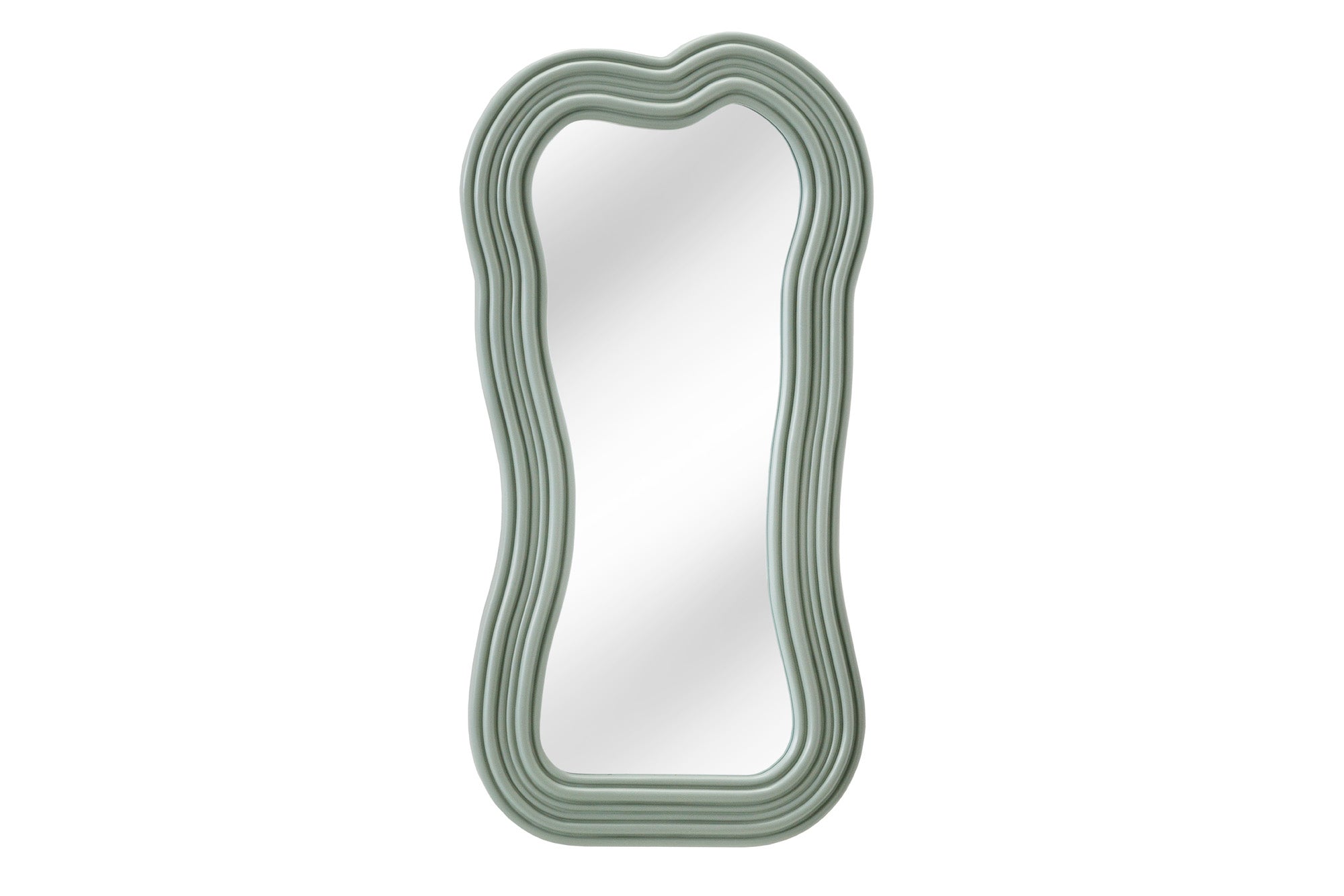 Lustro ścienne ALICE II 100 cm – szałwiowa zieleń 43163
