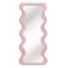 Lustro ścienne CURVY 160 cm – różowe 43162