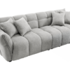 Sofa CLOUD 260 cm – 3-osobowa XXL, Bouclé szara 44073