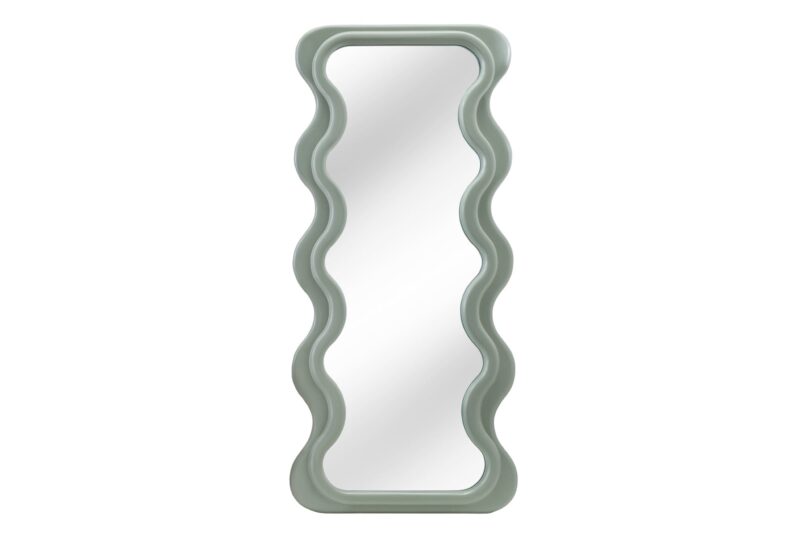 Lustro ścienne CURVY 160 cm – szałwiowa zieleń 43160