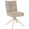 Krzesło obrotowe LUGANO 360° Auto-Return – Chenille Tweed taupe beige 49066