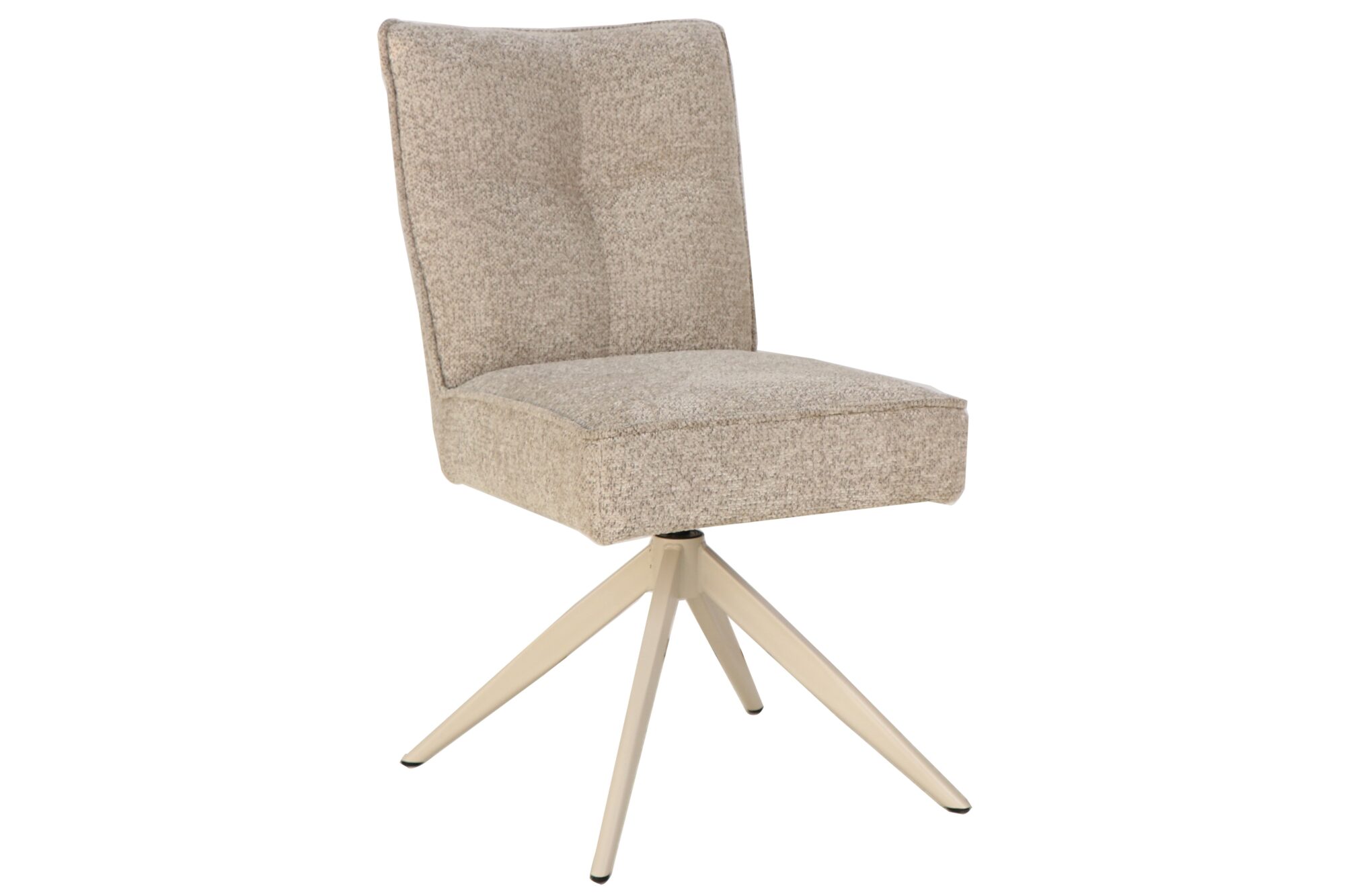 Krzesło obrotowe LUGANO 360° Auto-Return – Chenille Tweed taupe beige 49066
