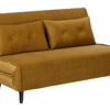 Fotel rozkładany SMART MULTIFUNKTION 140 cm – velvet musztardowożółty 48808
