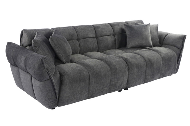 Sofa CLOUD 260 cm – 3-osobowa XXL, velvet szary 49022