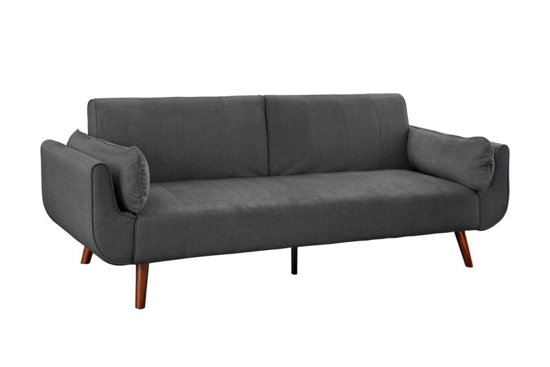Sofa rozkładana DIVANI 220 cm – 3-osobowa, velvet szara 48984