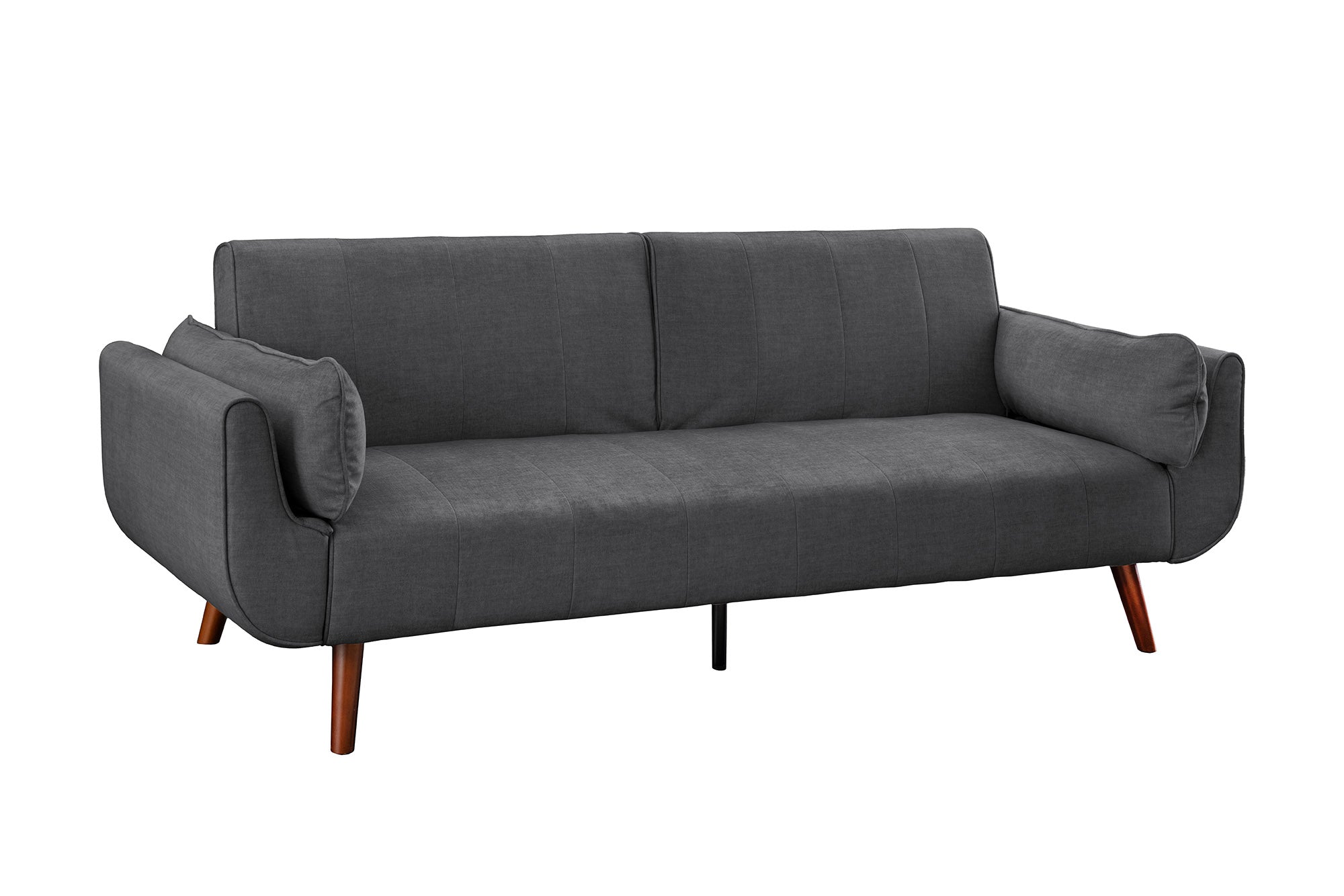 Sofa rozkładana DIVANI 220 cm – 3-osobowa, velvet szara 48984
