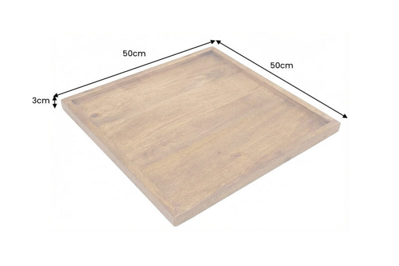 Taca MAKASSAR 50 cm – drewno mango, Brown Honey Finish 49084