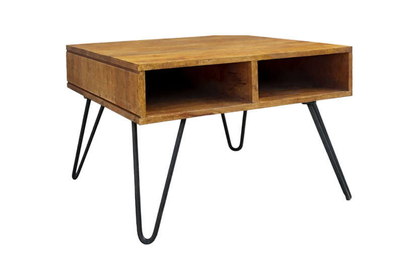 Stolik kawowy SCORPION 60 cm – drewno mango Brown Honey Finish 49087