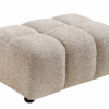 Podnóżek CLOUD 100 cm – Bouclé champagne greige 44174