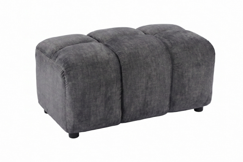 Podnóżek CLOUD 100 cm – velvet szary 49023