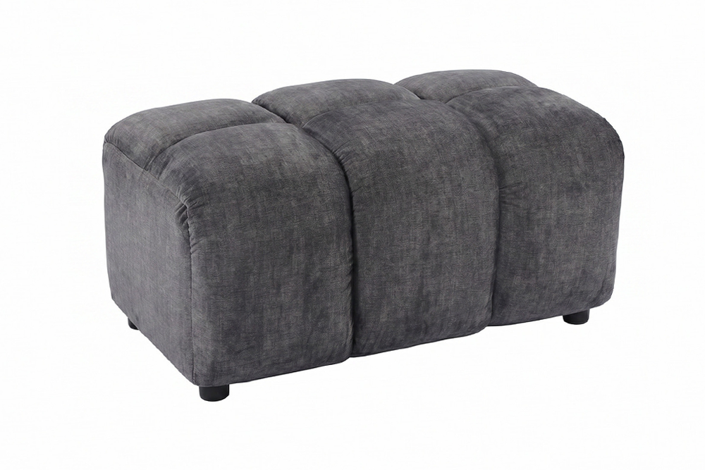 Podnóżek CLOUD 100 cm – velvet szary 49023