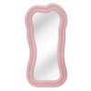 Lustro ścienne ALICE II 100 cm – różowe 43165