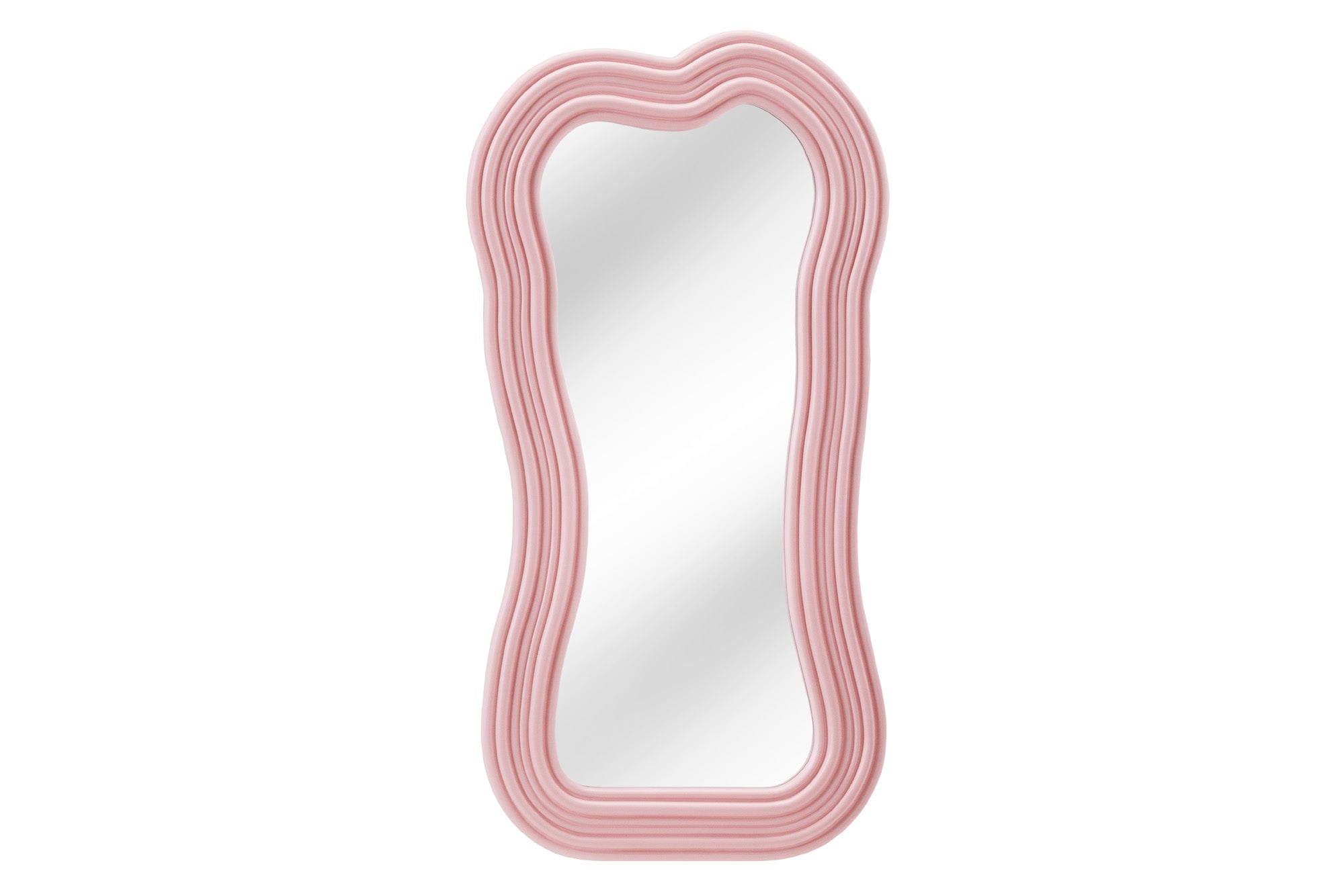 Lustro ścienne ALICE II 100 cm – różowe 43165