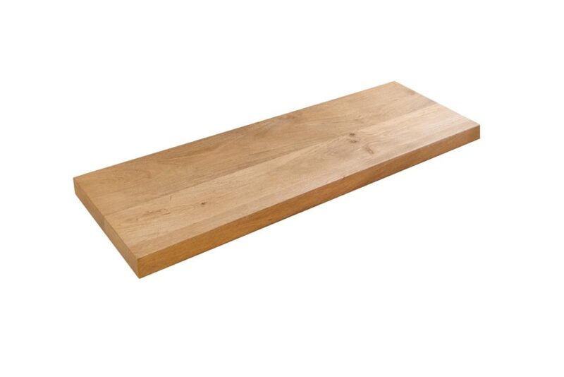 Półka ścienna PURE 80 cm – drewno mango, kremowo-beżowa 47777