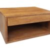 Szafka nocna wisząca PURE 50 cm – drewno mango Brown Honey Finish 48851