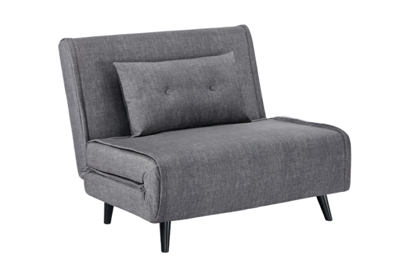 Fotel rozkładany SMART MULTIFUNKTION 100 cm – velvet szary 48806