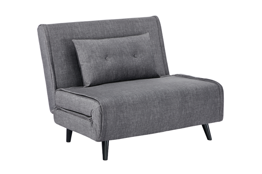 Fotel rozkładany SMART MULTIFUNKTION 100 cm – velvet szary 48806