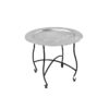 Stolik kawowy MARRAKESH 60 cm srebrny 44346