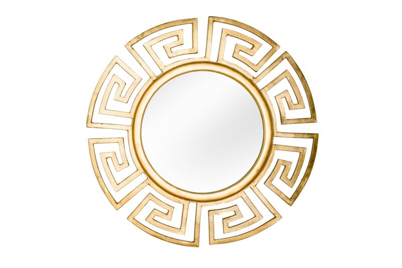 Lustro ścienne EUPHORIA 85 cm – złote, aluminiowa rama 38744