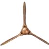 Dekoracja ścienna SCREW 60 cm – śmigło, miedziany melanż 39560