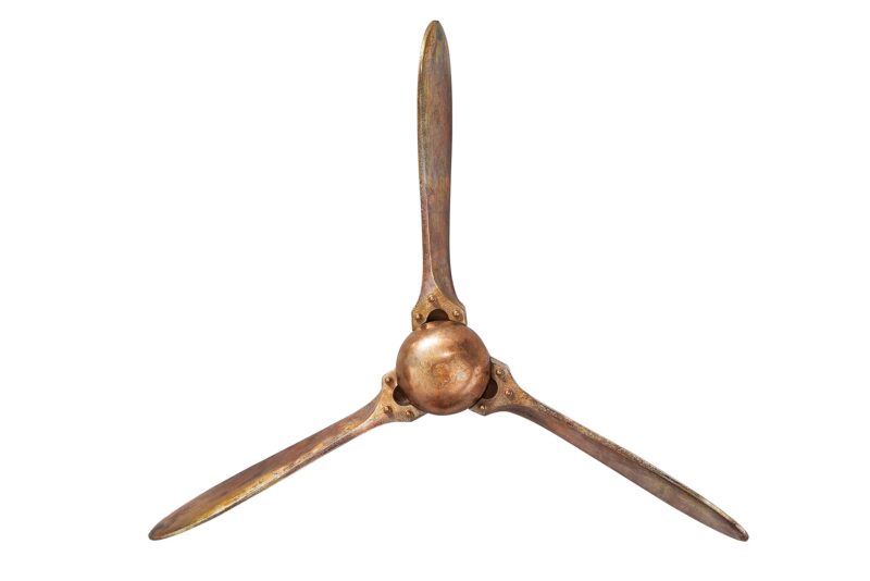 Dekoracja ścienna SCREW 60 cm – śmigło, miedziany melanż 39560