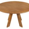 Stół jadalniany ART WOOD Ø120 cm – okrągły, drewno mango Brown Honey Finish 49146 Średnica blatu: Ø120 cm Wysokość: 76 cm Kształt blatu: okrągły Grubość blatu – krawędź / środek: 40 / 25 mm Odległość od podłogi do dolnej krawędzi blatu: 72 cm Rozstaw nóg: 37 cm Odległość od krawędzi blatu do nóg: 43 cm Wymiary nóg: 3 × 12 cm Kolor: brązowy / Honey Finish / miodowobrązowy Materiał: drewno mango Wykończenie powierzchni: lakierowane Maksymalne obciążenie: ok. 45 kg Waga netto: 25,84 kg