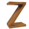 Stolik pomocniczy Z 60 cm – drewno mango Brown Honey Finish 49353
