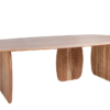 Stół jadalniany SCULPTURA 240 cm – owalny, naturalne drewno akacjowe 49258