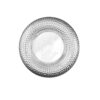 Lustro ścienne ORIENT 60 cm – srebrne, efekt młotkowanej powierzchni 40395
