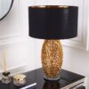 Podstawa lampy stołowej LEAF 46 cm – złota, marmurowa podstawa 42232