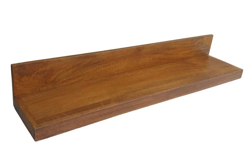 Półka ścienna MAKASSAR 140 cm – drewno mango Brown Honey Finish 49351