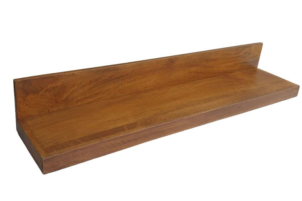 Półka ścienna MAKASSAR 140 cm – drewno mango Brown Honey Finish 49351