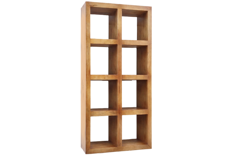 Regał MAKASSAR 180 cm – drewno mango Brown Honey Finish 49534