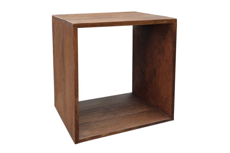 Stolik pomocniczy MAKASSAR 45 cm – drewno mango Brown Honey Finish 49378