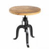 Stolik pomocniczy ENGINEER 50 cm – drewno mango 41406