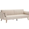 Sofa rozkładana DIVANI 220 cm – 3-osobowa, tkanina strukturalna greige 48216