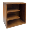 Stolik pomocniczy CUBUS 45 cm – drewno mango Brown Honey Finish 49352