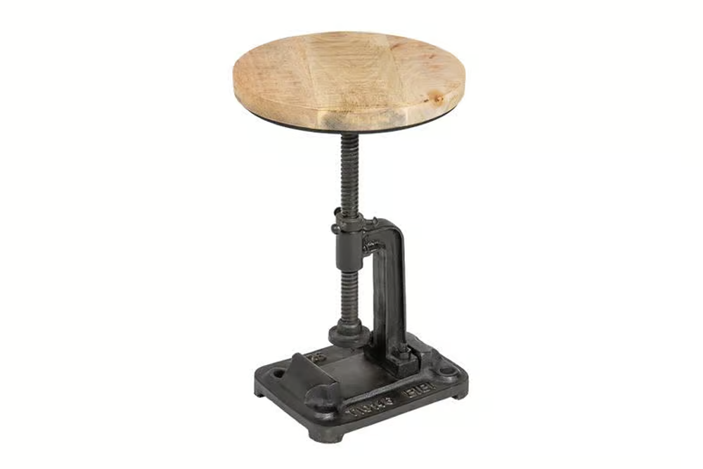 Stolik pomocniczy ENGINEER 30 cm – drewno mango 41405