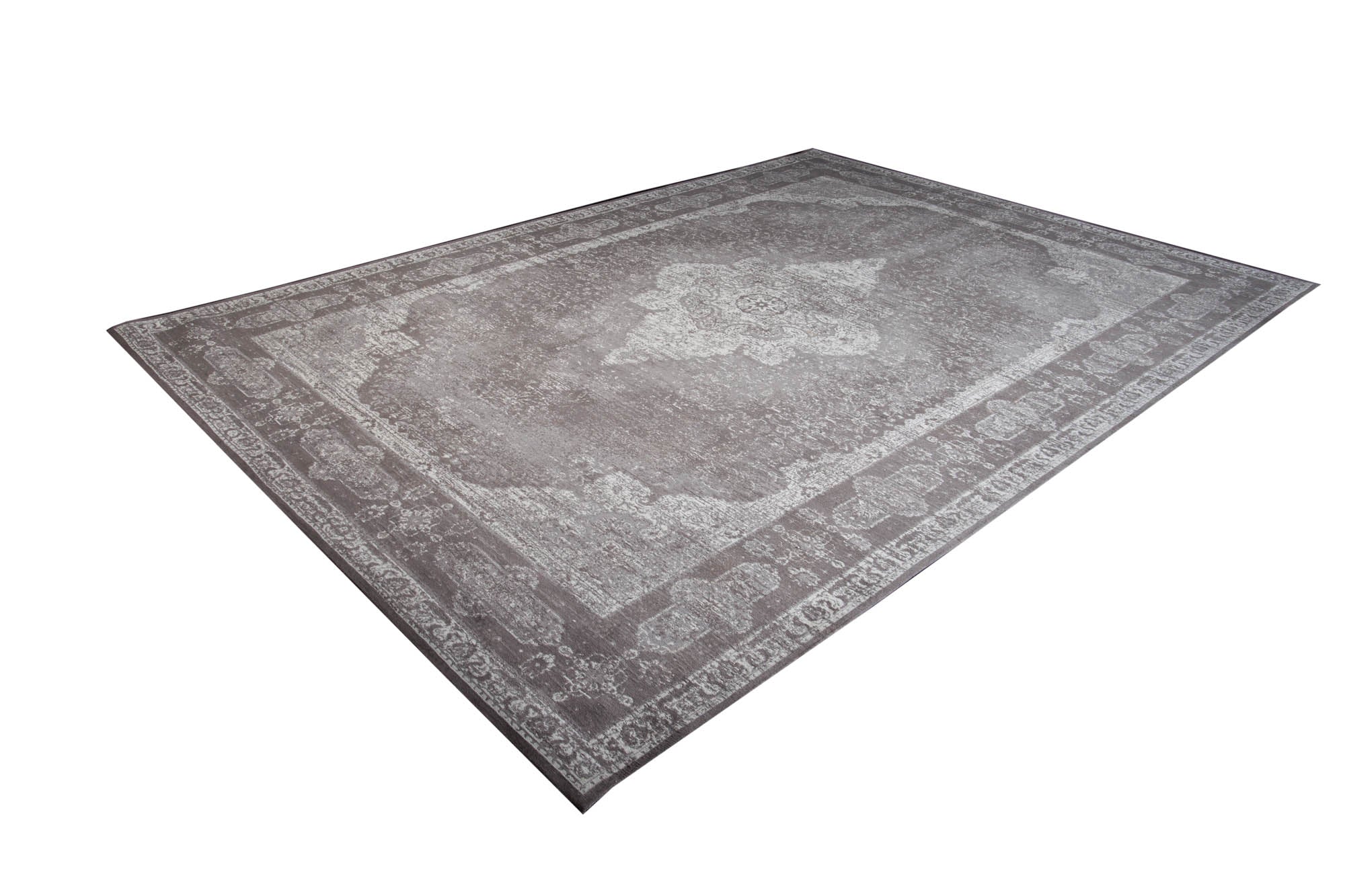 Dywan PURE UNIQUE 350 × 240 cm – jasnoszary, bawełna i poliester 39980