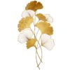 Dekoracja ścienna GINKGO 110 cm – złota, metalowa 41272