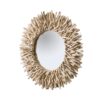 Lustro ścienne RIVERSIDE 80 cm – naturalne drewno driftwood 36577