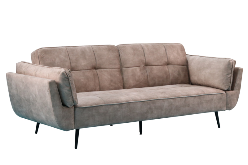 Sofa rozkładana BOUTIQUE 215 cm – 3-osobowa, velvet champagne 48217