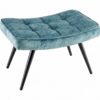 Pufa SCANDINAVIA 60 × 40 cm – aksamit petrol 49485