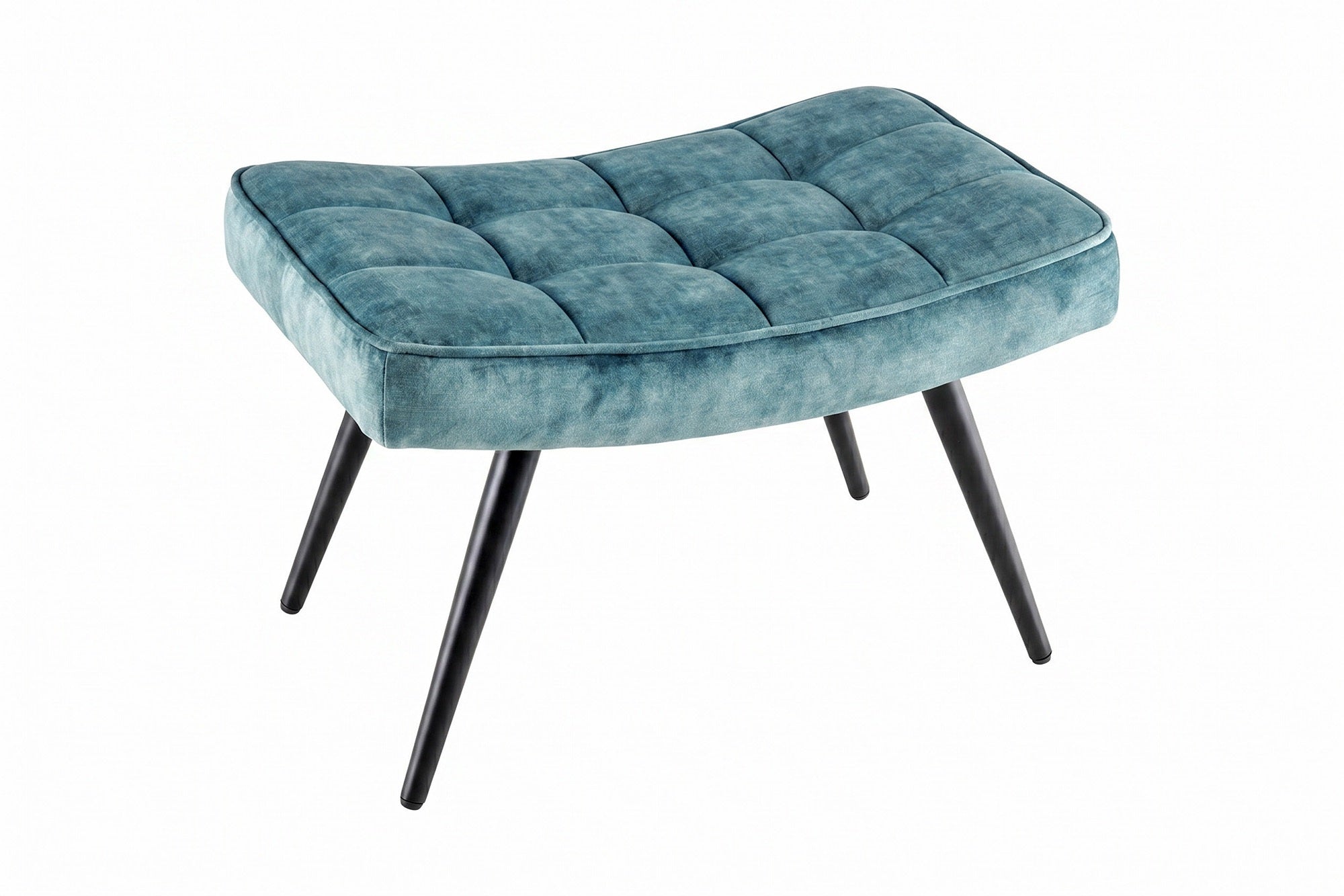 Pufa SCANDINAVIA 60 × 40 cm – aksamit petrol 49485